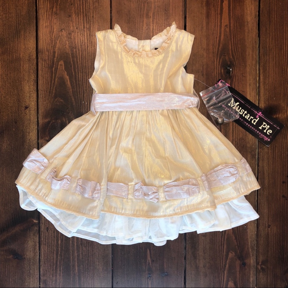 NWT Mustard Pie Dress